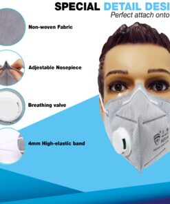 KN95 Disposable Protective Mask (5 pcs) For Adults