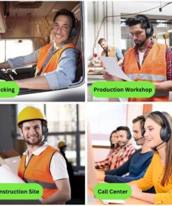 EKSA Noise Cancelling Trucker Bluetooth Headset