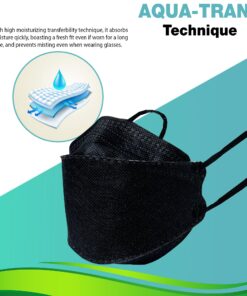 1 Pack Protective Korean Style Face Mask 10PCS/Pack Black