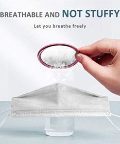 Black Face Mask Disposable Breathable Mouth Cover Black Breathable Masks For Daily Protection Air Pollution, Dust(50pcs)