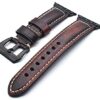 NatoGears Watch Leather Band for Apple Watch iWatch Series 5 4 3 2 1 Sports 44mm 42mm