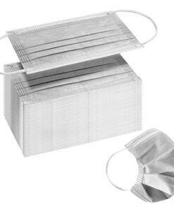 Black Face Mask Disposable Breathable Mouth Cover Black Breathable Masks For Daily Protection Air Pollution, Dust(50pcs)