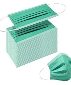 Black Face Mask Disposable Breathable Mouth Cover Black Breathable Masks For Daily Protection Air Pollution, Dust(50pcs)