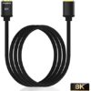 Natogears 8K HDMI Cable 2m High Speed 48Gbps HDMI Supports Dynamic HDR and Dolby Vision, 4k 8k 10k