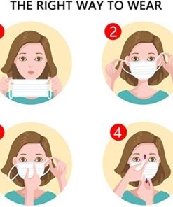 Black Face Mask Disposable Breathable Mouth Cover Black Breathable Masks For Daily Protection Air Pollution, Dust(50pcs)