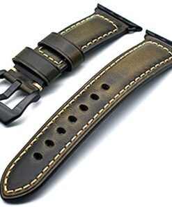 NatoGears Watch Leather Band for Apple Watch iWatch Series 5 4 3 2 1 Sports 44mm 42mm