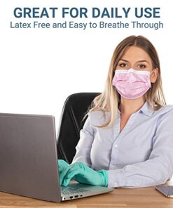 Black Face Mask Disposable Breathable Mouth Cover Black Breathable Masks For Daily Protection Air Pollution, Dust(50pcs)