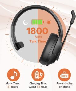 EKSA Noise Cancelling Trucker Bluetooth Headset