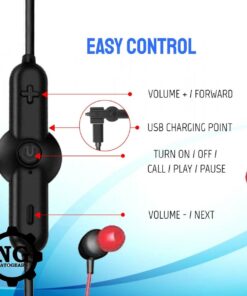  48 Hours Playtime Sport Neckband Bluetooth Earbuds