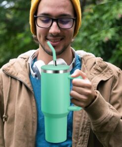 Precious1 40 oz Stainless Steel Tumbler: Ultimate Leak-Proof, Insulated Travel Mug