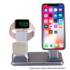 Apple iPhone, Airpod & iWatch Compatible 3-in-1 Aluminum Charging Dock