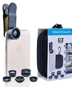 NatoGears - Apexel Deluxe Universal 5 in 1 Smartphone Camera Lens Kit