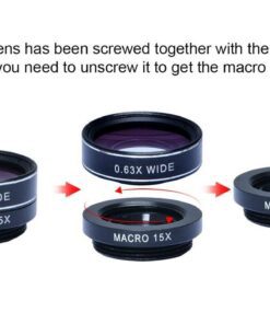 NatoGears - Apexel Deluxe Universal 5 in 1 Smartphone Camera Lens Kit