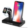 NatoGears - Apple 2 in 1 ABS Rugged Charging Dock Station For iPhones/ Watches