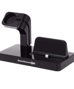 NatoGears - Apple 2 in 1 ABS Rugged Charging Dock Station For iPhones/ Watches