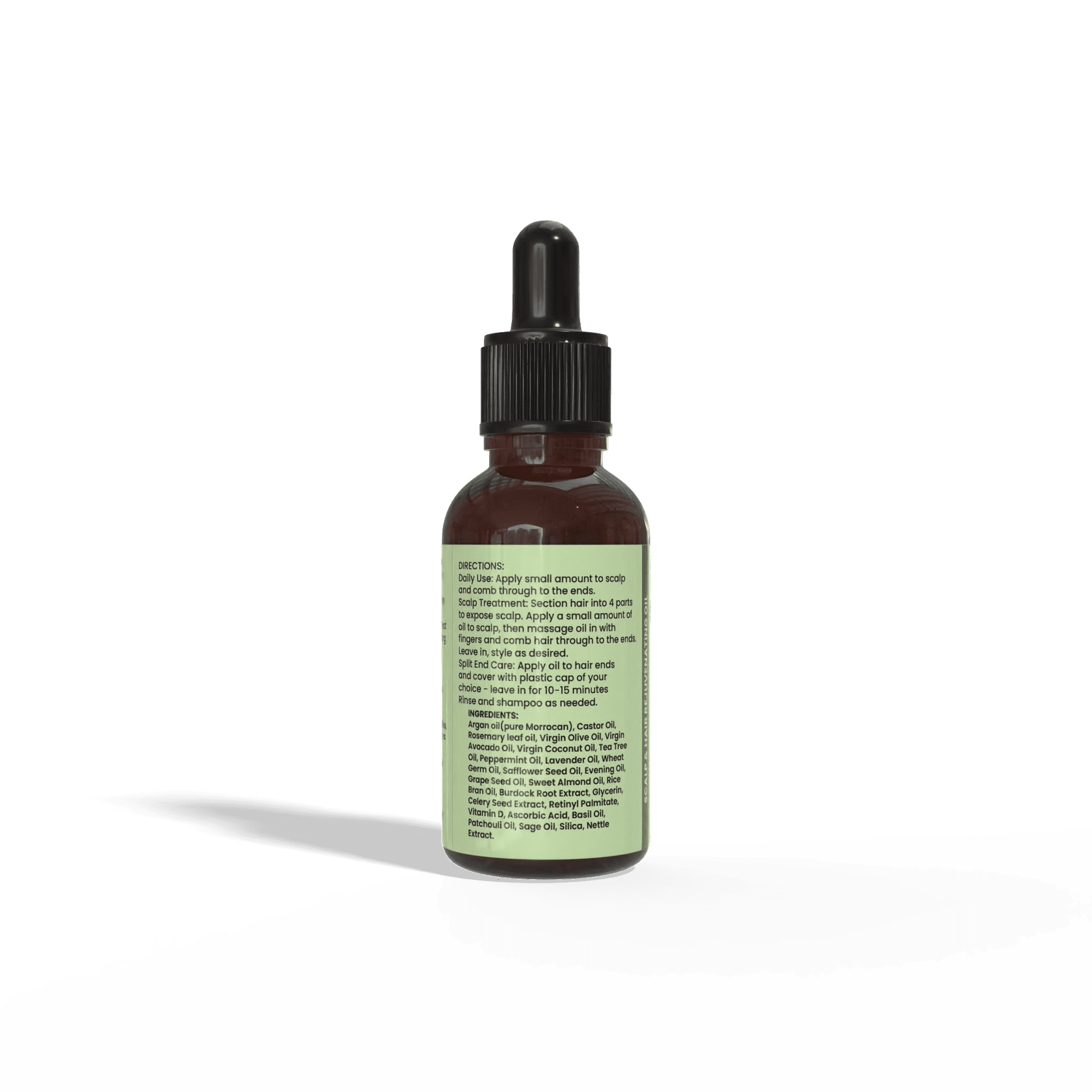 Argan, Rosemary, Mint and Jamaican Black Castor Scalp & Hair Strengthening Oil