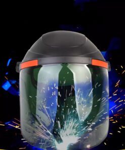 Face Shield | Anti-Scratch & Anti-Fog Professional Coated Clear Lens | Premium Headgear