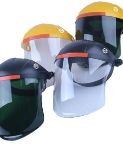 Face Shield | Anti-Scratch & Anti-Fog Professional Coated Clear Lens | Premium Headgear