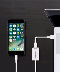 NatoGears - Apple Dual Head Jack Audio Charging Adapter For iPhones/iPods/iPads