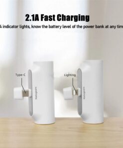 Iphone/Samsung Mini Emergency Wire Free Power Bank Large Capacity 5000mAh