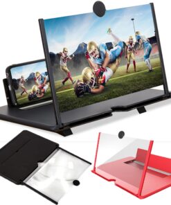 Screen Magnifier for Smartphone-Magnifying Projector Screen - Portable Universal Screen Amplifier for Video and Gaming Compatible with All Smartphones