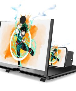 Screen Magnifier for Smartphone-Magnifying Projector Screen - Portable Universal Screen Amplifier for Video and Gaming Compatible with All Smartphones