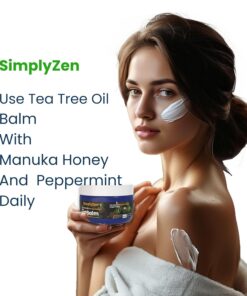 Tea Tree Oil Extra Strength Balm - With Manuka Honey and Peppermint