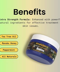 Tea Tree Oil Extra Strength Balm - With Manuka Honey and Peppermint