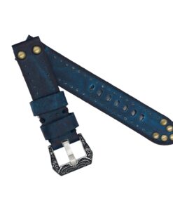 Rugged Vintage Look Handmade Leather Watch Band, Watch Strap, Crazy Cow Watch Strap 24mm Width Leather Watch Band - Free Shipping!