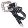 Hand Crafted Unisex Western Rhinestone Fashion Belt