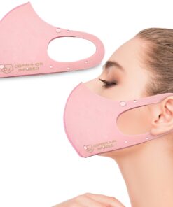Copper Ion Infused Washable Reusable Cloth Face Mask